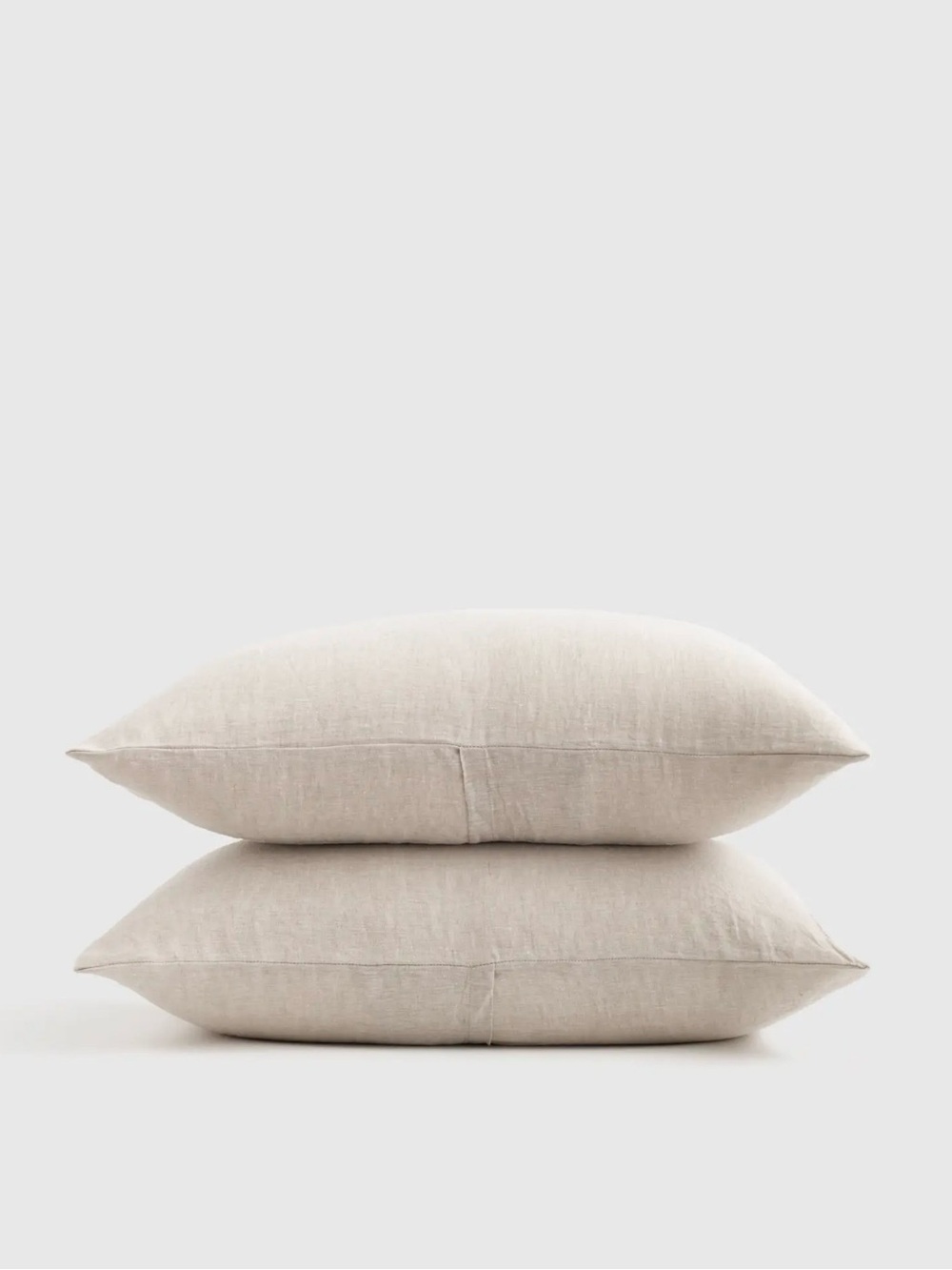 NWOT Quince Natural Chambray Linen Standard Sham Set